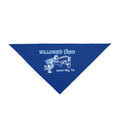 Willowind Farm Pet Bandana — Blue Farm Logo Bandana for Dogs & Cats