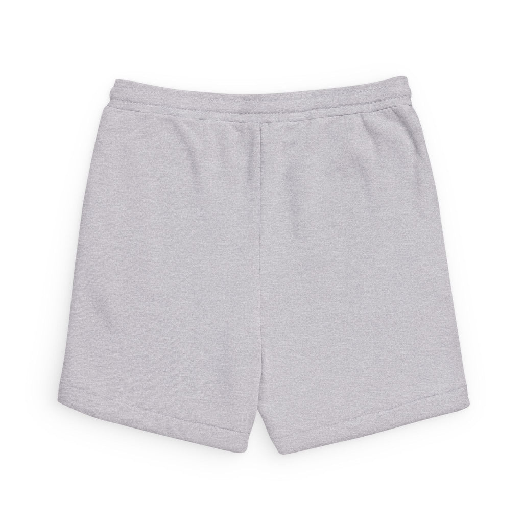 Willowind Fleece Sweatshorts — Light Gray Casual Lounge Shorts with Small Blue Logo