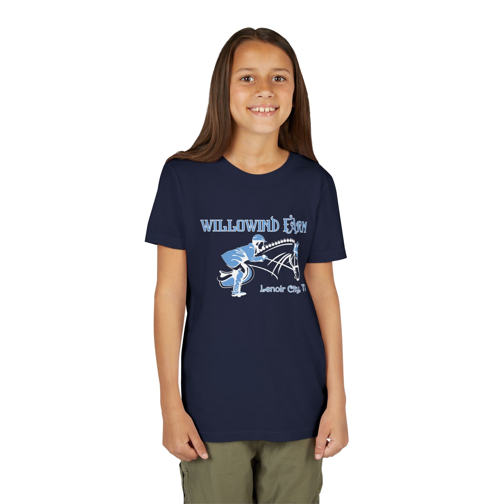 Youth Tee - Willowind Farm Equestrian Riding Team Graphic