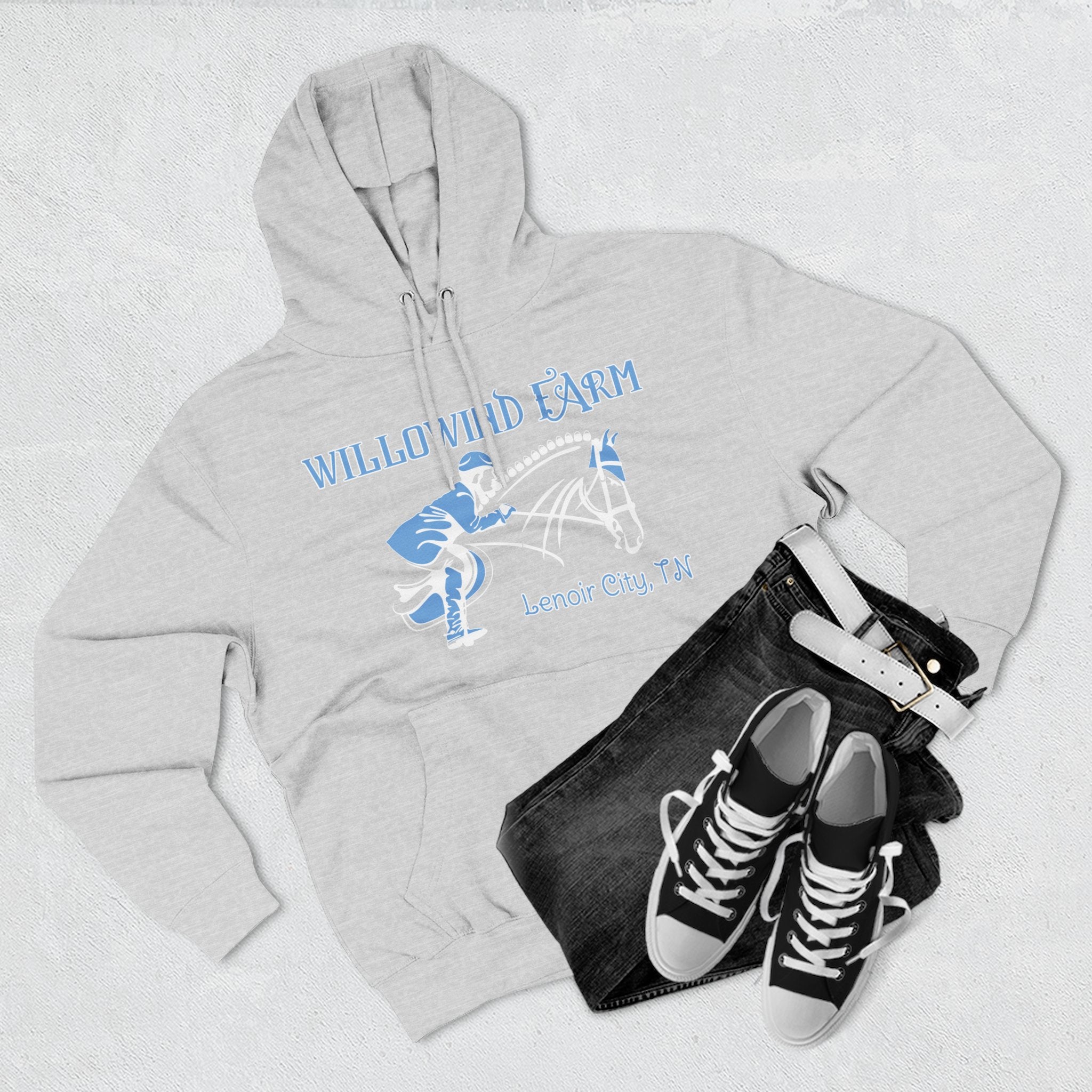 Willowind Farm Lenoir City TN Hoodie – Farm Logo Pullover