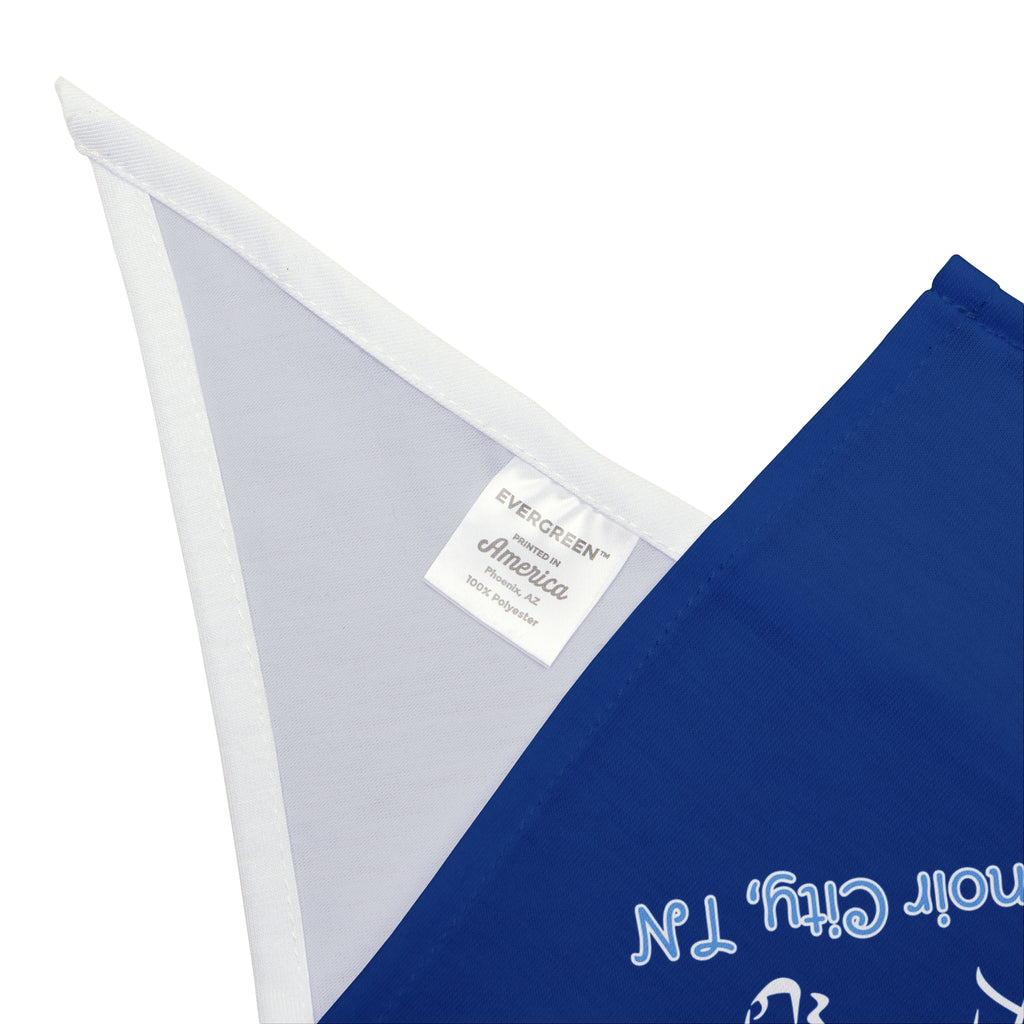 Willowind Farm Pet Bandana — Blue Farm Logo Bandana for Dogs & Cats
